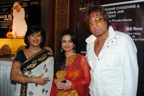 Shakti Kapoor and Divya Dutta at Music Launch of Maalik Ek Sea Princess, Mumbai