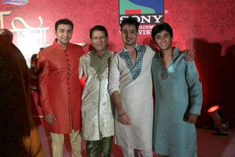 Srman, Rajendra and Meghan at press conference of Sony's new show 'Saas Bina Sasural' at JW Marrio