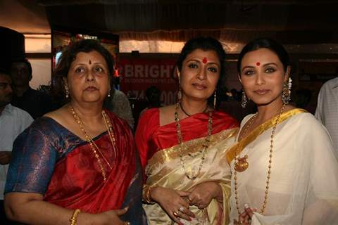 Rani Mukherjee attend a Durga Puja event