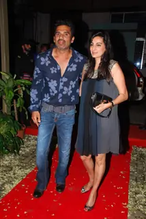 Sunil Shetty at Shaildendra Singh's birthday bash at Lower Parel