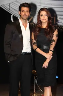 Hrithik Roshan and Aishwarya Rai at Music release of 'Guzaarish' at Yash Raj Studio, Mumbai