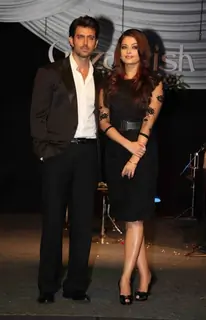 Hrithik Roshan and Aishwarya Rai at Music release of 'Guzaarish' at Yash Raj Studio, Mumbai