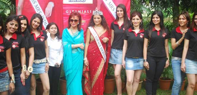 Gladrags Mrs. India Press Conference in Mumbai