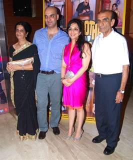 Abbas and Pakhi Tyrewala at Jhootha Hi Sahi Special Screening at Cinemax, Mumbai