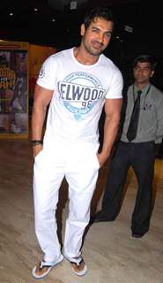 John Abraham at Jhootha Hi Sahi Special Screening at Cinemax, Mumbai