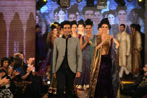 Models at Manish Malhotra Bridal Collection show at Taj Mahal Hotel at Mumbai