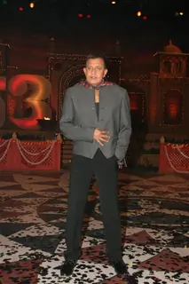 Mithun Chakraborty on the sets of Colors Diwali show