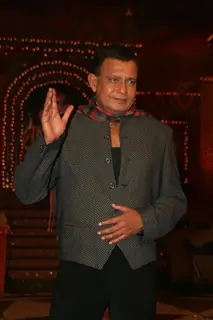 Mithun Chakraborty on the sets of Colors Diwali show
