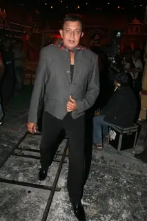 Mithun Chakraborty on the sets of Colors Diwali show