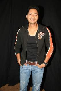 Shreyas Talpade on the sets of KBC