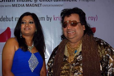 Bappi Lahiri in Mona Roy's debut album launch Just U & Me