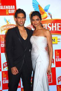 Deepika Padukone and Siddharth Mallya at Kingfisher Calender event