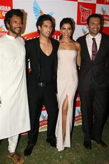 Deepika Padukone and Siddharth Mallya grace the Kingfisher Calender event at the Tulip Star, Mumbai