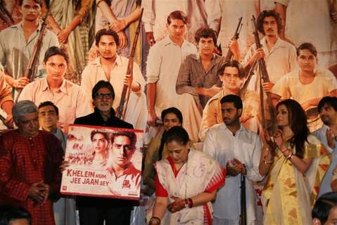 Bachchan Family at Audio release of 'Khelein Hum Jee Jaan Sey'