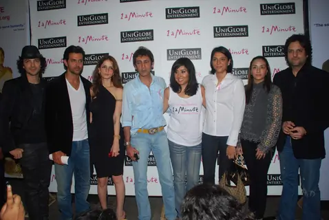 Hrithik Roshan and Fardeen Khan at Namrata Gujral's 1 A Minute film on breast cancer premiere PVR