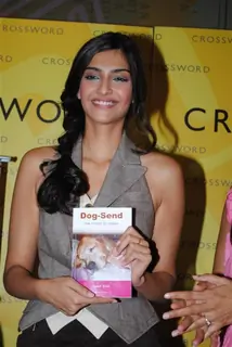 Sonam Kapoor unveils 'Dog-Send The Story Of Simba' book at Kemps Corner
