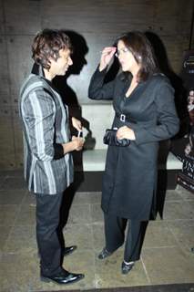 Zeenat Aman at Success party of Dunno Y... Winning Viewers Choice Award