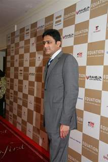 Anil Kumble at Rahul Bose sports auction at the Trident