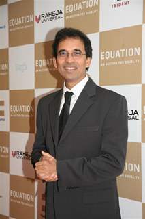 Harsha Bhogle at Rahul Bose sports auction at the Trident