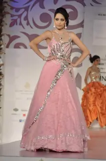 Model Walks for designers Arjun and Anjalee Kapoor at Aamby Valley India Bridal Week day 2