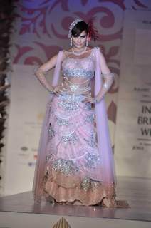 Model Walks for designers Arjun and Anjalee Kapoor at Aamby Valley India Bridal Week day 2