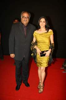 Sridevi and Boney Kapoor at Sahara Sports Awards 2010