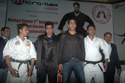 Akshay Kumar at Karate championships final at Andheri Sports Complex