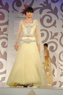 Models walk the ramp at Aamby Valley India Bridal Week day 2