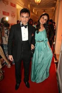 Saif Ali Khan and Kareena Kapoor at 'Hello! Hall Of Fame' Awards