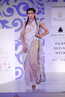 Model Walks for designers Shane and Falguni Peacock at Aamby Valley India Bridal Week day 3