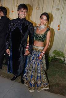 Vivek Oberoi's wedding reception at ITC Grand Maratha