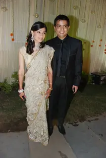 Guest at Vivek Oberoi's wedding reception at ITC Grand Maratha
