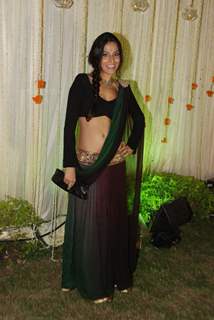 Guest at Vivek Oberoi's wedding reception at ITC Grand Maratha