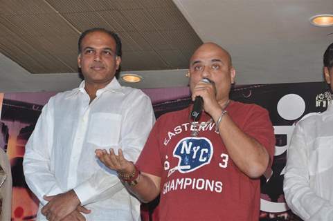 Ashutosh Gowariker at the Music Launch of the Marathi film Sumbarn at the MIG Club