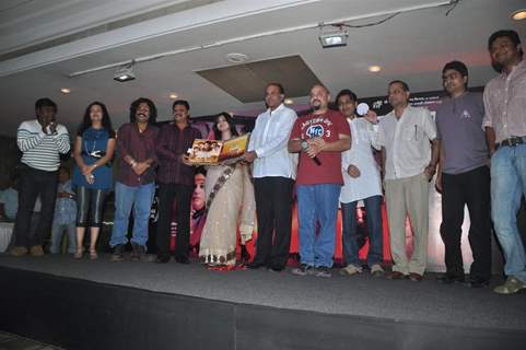 Ashutosh Gowariker at the Music Launch of the Marathi film Sumbarn at the MIG Club