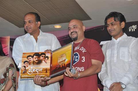 Ashutosh Gowariker at the Music Launch of the Marathi film Sumbarn at the MIG Club