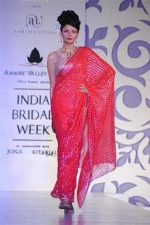 Model Walks at Aamby Valley Indian Bridal Week day 4