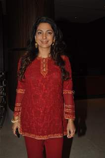 Juhi Chawla at Music release of 'Shahrukh Bola Khoobsurat Hai Tu'