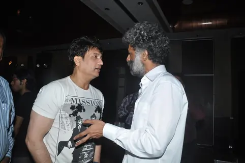 Makrand Deshpande and Shekhar Suman at Music release of 'Shahrukh Bola Khoobsurat Hai Tu'