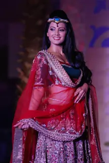 Geeta Basra Walks for fashion designer Sonia Mehra at Aamby Valley Indian Bridal Week day 5