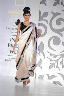 Models walks the ramp at Aamby Valley Indian Bridal Week day 5