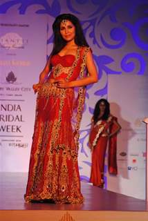 Models walks the ramp at Aamby Valley Indian Bridal Week day 5