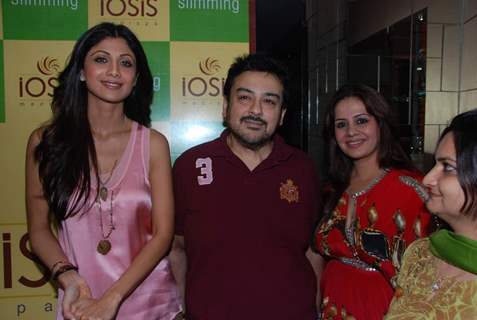 Adnan Sami in Shilpa Shetty launches branch of Iosis Spa