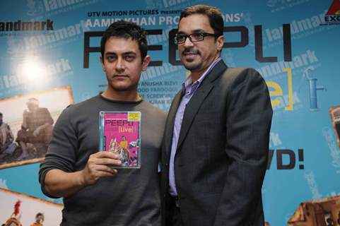 Aamir Khan at PEEPLI [Live] DVD launch at Palladium