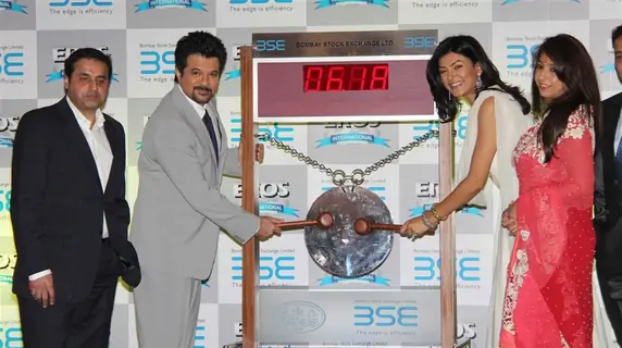 Anil Kapoor and Sushmita Sen at 'No problem' mahurat at BSE