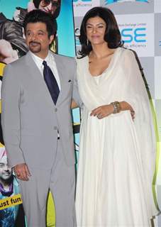 Anil Kapoor and Sushmita Sen at 'No problem' mahurat at BSE