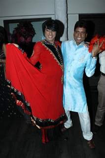 Raju Shrivastav at Rohit Verma's birthday bash at Twist