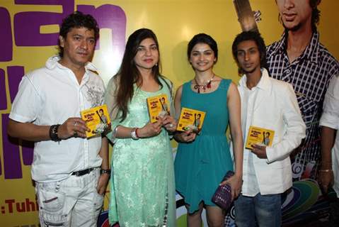 Aadesh Shrivastava, Alka and Prachi Desai at the album launch of &quot;Kahan Main Chala&quot; at Sun N Sand