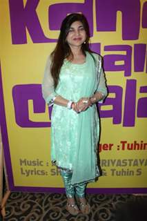 Alka Yagnik at the album launch of &quot;Kahan Main Chala&quot; at Sun N Sand