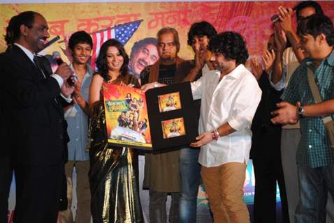 Cast & crew at Phas Gaye Re Obama music launch